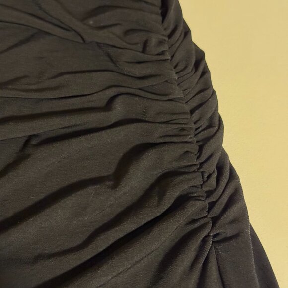 NWT - Universal Standard Ruched Mystery Box Bodycon Dress - Black - M(18/20) - Picture 5 of 7